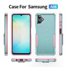 For Samsung Galaxy A06 4G / 5G Pioneer Armor Heavy Duty PC + TPU Phone Case(Green+Pink) - 2