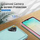 For Samsung Galaxy A06 4G / 5G Pioneer Armor Heavy Duty PC + TPU Phone Case(Green+Pink) - 3