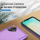 For Samsung Galaxy A06 4G / 5G Pioneer Armor Heavy Duty PC + TPU Phone Case(Purple+Black) - 3