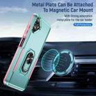 For Samsung Galaxy A06 4G / 5G Pioneer Armor Heavy Duty PC + TPU Phone Case with Holder(Green+Pink) - 3