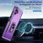 For Samsung Galaxy A06 4G / 5G Pioneer Armor Heavy Duty PC + TPU Phone Case with Holder(Purple+Black) - 3