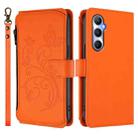 For Realme C65 4G Global Butterfly Love Flower Multi-card Zipper Wallet Leather Phone Case(Orange) - 2