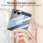 For Samsung Galaxy Z Flip7 5G GKK Integrated Electroplating Full Coverage Phone Case with Magnetic Rotating Bracket(Purple) - 4