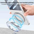 For Samsung Galaxy Z Flip7 5G GKK Integrated Electroplating Full Coverage Phone Case with Magnetic Rotating Bracket(Purple) - 6