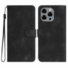 For Doogee Note 58 / Note 58 Pro Heart Pattern Skin Feel Leather Phone Case(Black) - 1