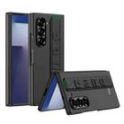 For Samsung Galaxy Z Fold7 5G GKK Ultra-thin Wristband Shockproof Phone Case(Black) - 1