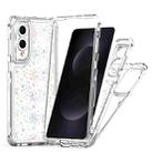 For Samsung Galaxy S25 Edge 5G Transparent Acrylic Laser Paper Phone Case(Snowflake) - 3