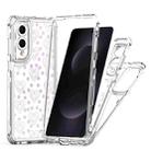 For Samsung Galaxy S25 Edge 5G Transparent Acrylic Laser Paper Phone Case(Love Heart) - 3