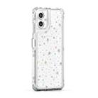 For Samsung Galaxy A06 4G Transparent Acrylic Laser Paper Phone Case(Stars) - 2