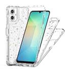For Samsung Galaxy A06 4G Transparent Acrylic Laser Paper Phone Case(Stars) - 3