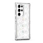 For Samsung Galaxy S23 Ultra 5G Transparent Acrylic Laser Paper Phone Case(Snowflake) - 2