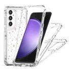 For Samsung Galaxy S23 FE 5G Transparent Acrylic Laser Paper Phone Case(Stars) - 3