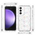 For Samsung Galaxy S23 FE 5G Transparent Acrylic Laser Paper Phone Case(Snowflake) - 3