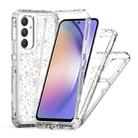 For Samsung Galaxy A54 5G Transparent Acrylic Laser Paper Phone Case(Snowflake) - 3