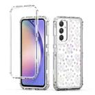 For Samsung Galaxy A54 5G Transparent Acrylic Laser Paper Phone Case(Love Heart) - 1