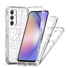 For Samsung Galaxy A54 5G Transparent Acrylic Laser Paper Phone Case(Love Heart) - 3