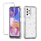 For Samsung Galaxy A23 5G / 4G Transparent Acrylic Laser Paper Phone Case(Stars) - 1