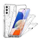 For Samsung Galaxy A14 5G / 4G Transparent Acrylic Laser Paper Phone Case(Stars) - 3