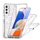 For Samsung Galaxy A14 5G / 4G Transparent Acrylic Laser Paper Phone Case(Love Heart) - 3