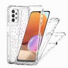 For Samsung Galaxy A32 5G Transparent Acrylic Laser Paper Phone Case(Love Heart) - 3