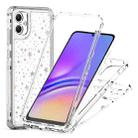 For Samsung Galaxy A05 Transparent Acrylic Laser Paper Phone Case(Stars) - 3