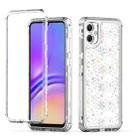 For Samsung Galaxy A05 Transparent Acrylic Laser Paper Phone Case(Snowflake) - 1