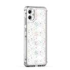 For Samsung Galaxy A05 Transparent Acrylic Laser Paper Phone Case(Snowflake) - 2