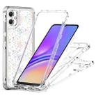For Samsung Galaxy A05 Transparent Acrylic Laser Paper Phone Case(Snowflake) - 3