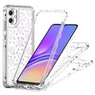 For Samsung Galaxy A05 Transparent Acrylic Laser Paper Phone Case(Love Heart) - 3