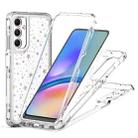 For Samsung Galaxy A05s Transparent Acrylic Laser Paper Phone Case(Stars) - 3
