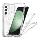 For Samsung Galaxy S25 / S24 5G Transparent Acrylic Laser Paper Phone Case(Snowflake) - 3