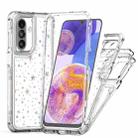 For Samsung Galaxy A26 5G / A17 5G Transparent Acrylic Laser Paper Phone Case(Stars) - 3