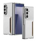 For Samsung Galaxy Z Fold7 5G GKK Ultra-thin Card Bag Phone Case(Silver) - 1