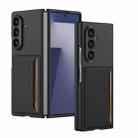 For Samsung Galaxy Z Fold7 5G GKK Ultra-thin Card Bag Phone Case(Black) - 1
