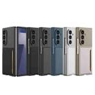 For Samsung Galaxy Z Fold7 5G GKK Ultra-thin Card Bag Phone Case(Carbon Fiber) - 2