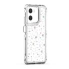 For Motorola Moto G05 / G15 / E15 Transparent Acrylic Laser Paper Phone Case(Stars) - 2