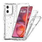 For Motorola Moto G05 / G15 / E15 Transparent Acrylic Laser Paper Phone Case(Stars) - 3