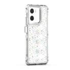 For Motorola Moto G05 / G15 / E15 Transparent Acrylic Laser Paper Phone Case(Snowflake) - 2