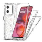 For Motorola Moto G05 / G15 / E15 Transparent Acrylic Laser Paper Phone Case(Snowflake) - 3