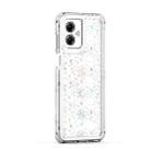 For Motorola Moto G14 Transparent Acrylic Laser Paper Phone Case(Snowflake) - 2