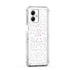 For Motorola Moto G14 Transparent Acrylic Laser Paper Phone Case(Love Heart) - 2
