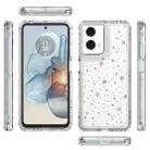 For Motorola Moto G24 Power 4G Transparent Acrylic Laser Paper Phone Case(Stars) - 3