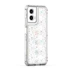 For Motorola Moto G34 5G Transparent Acrylic Laser Paper Phone Case(Snowflake) - 2