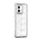 For Motorola Moto G84 5G Transparent Acrylic Laser Paper Phone Case(Snowflake) - 2