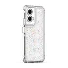 For Motorola Moto G35 5G Transparent Acrylic Laser Paper Phone Case(Stars) - 2