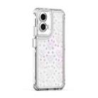 For Motorola Moto G35 5G Transparent Acrylic Laser Paper Phone Case(Love Heart) - 2