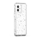 For Motorola Moto G55 / G54 5G Transparent Acrylic Laser Paper Phone Case(Stars) - 2