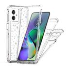 For Motorola Moto G55 / G54 5G Transparent Acrylic Laser Paper Phone Case(Stars) - 3