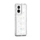 For Motorola Moto G85 5G Transparent Acrylic Laser Paper Phone Case(Snowflake) - 2