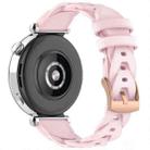 18mm Rose Gold Buckle Twist Leather Watch Band(Pink) - 2